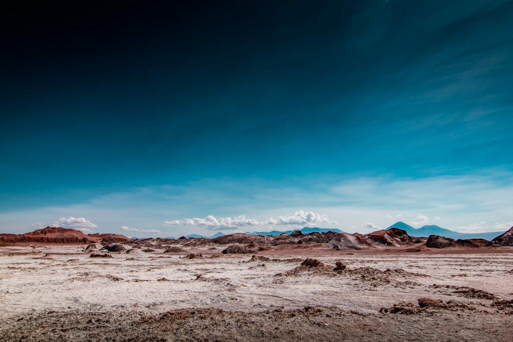 desert dune with blue sky