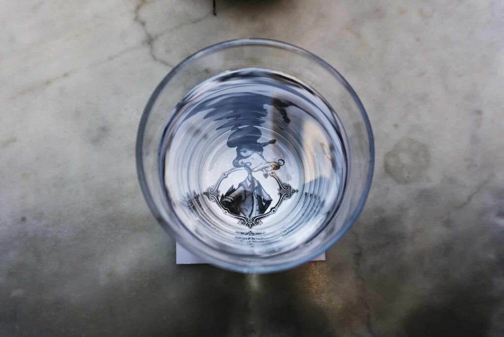 photo of drinking glass full of water