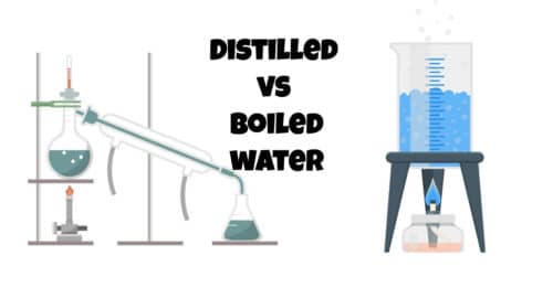 Distilled vs boiled water